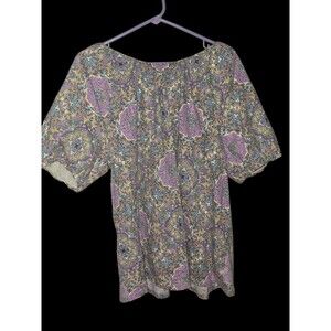 LANE BRYANT  WOMENS FLORAL TOP 14/16